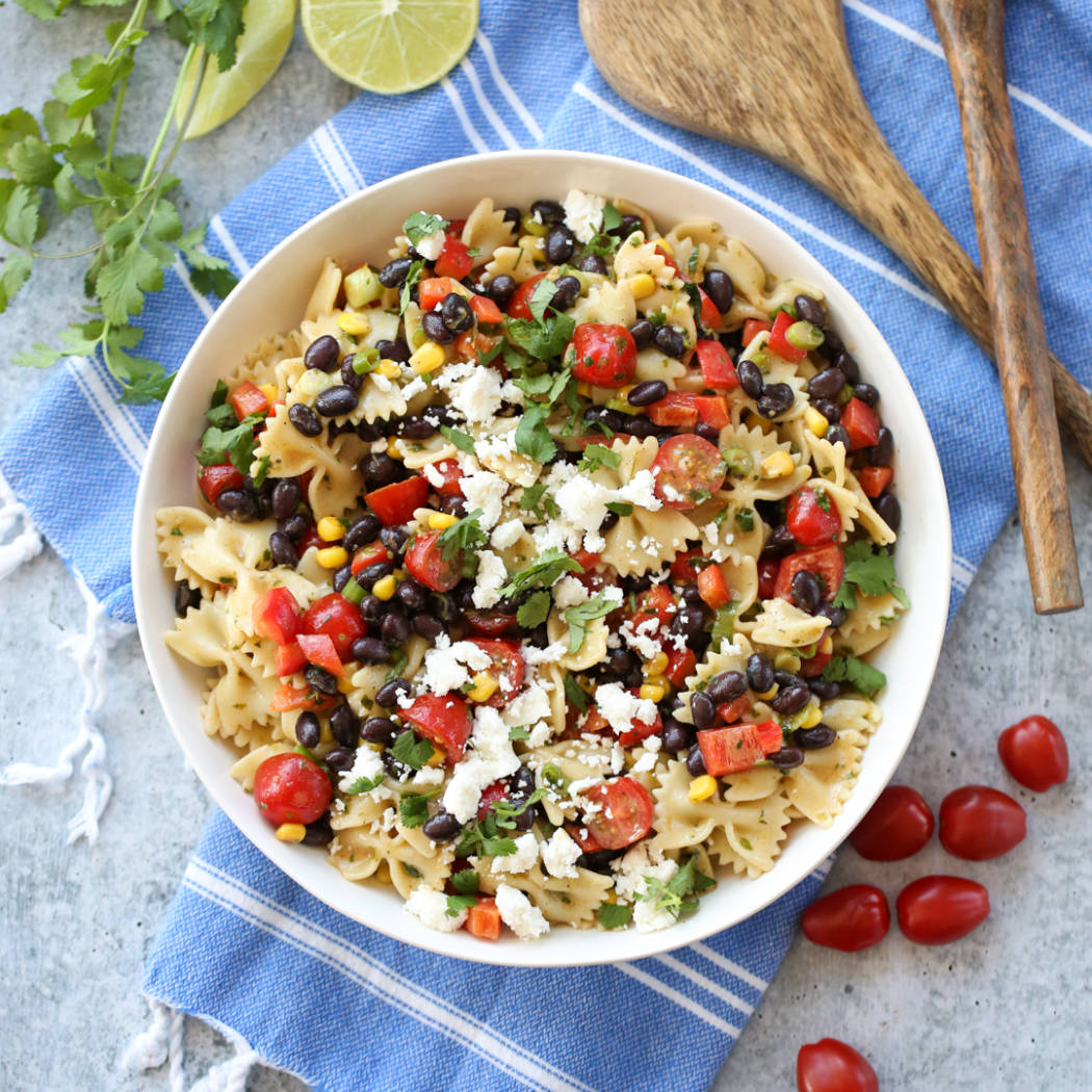 pasta salad in bowl